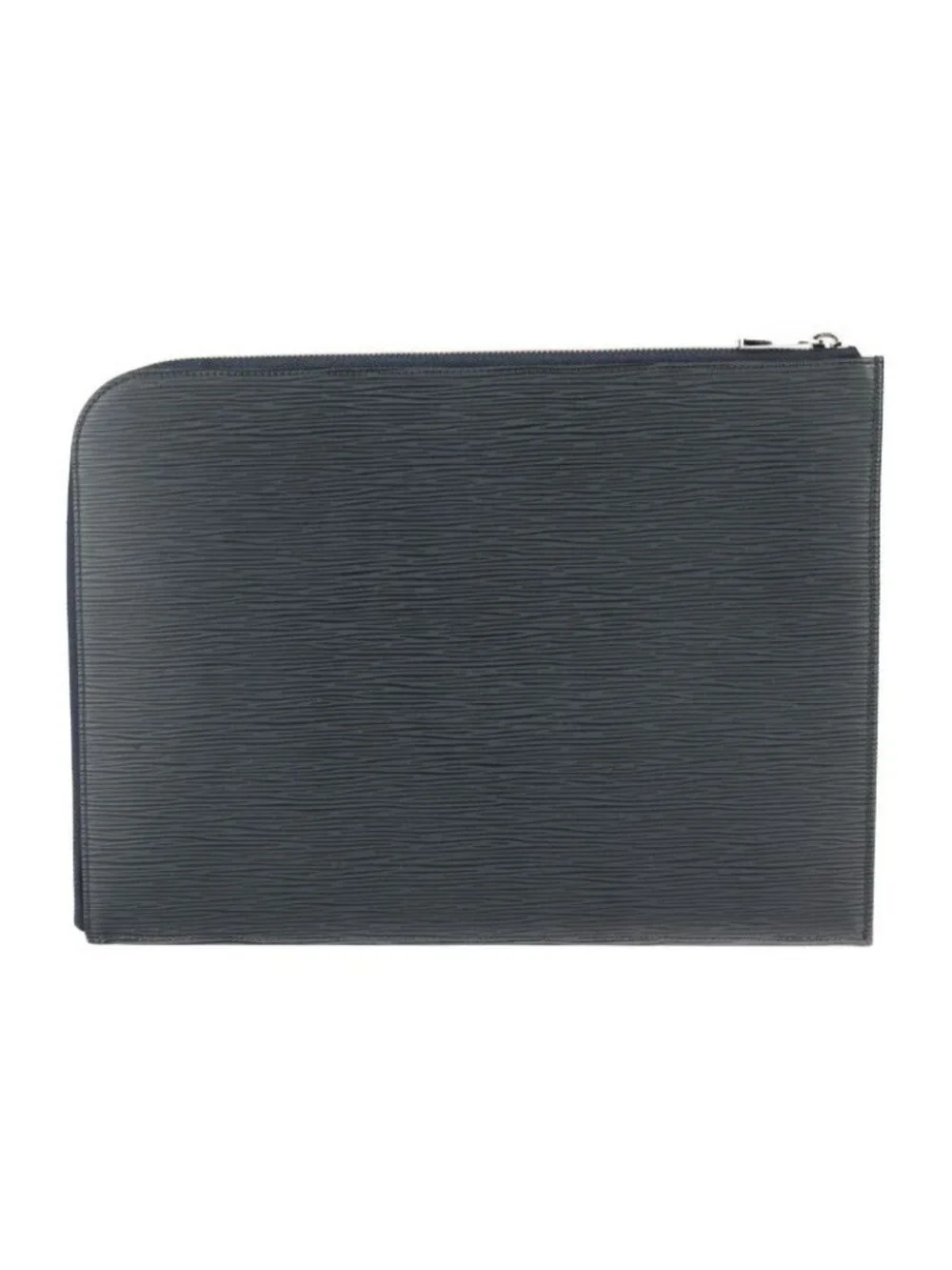 Louis Vuitton Pochette Jules GM Second Bag Leather Blue Marline Silver